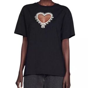 Sandro-HEART T-SHIRT👕